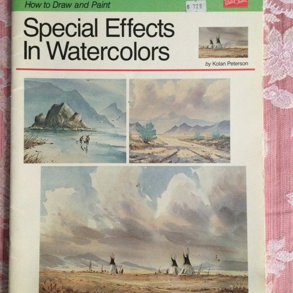 Lot of 6 art books Water Foster coffee table books learn how to draw & paint - Picture 2 of 13